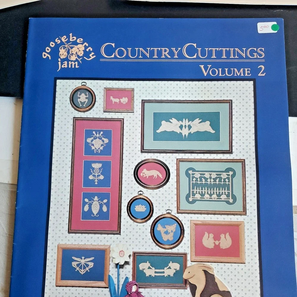 Lot Of 10 Vintage Country Cross Stitch Leaflets Multiple Brands Country Themed